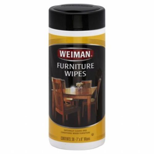 Weiman Furniture Wipes - 30 per pack -- 4 packs per case.