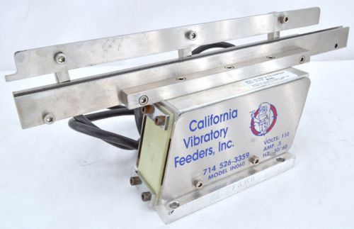 California Vibratory Feeders IN060 110V 0.5Amp Automated Hop Tray Feeder