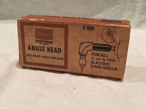 Vintage Craftsman Right Angle Head Drill Attachment