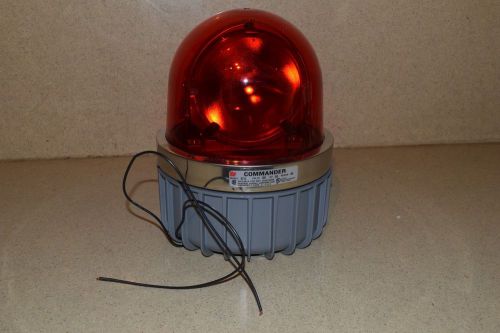 ** FEDERAL SIGNAL 371 371L COMMANDER ROTATING WARNING LIGHT RED -NEW IN BOX