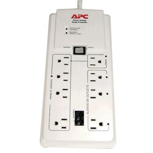 APC P8GT Energy-Saving Surge Protector w/8-Outlets &amp; 8&#039; Cord