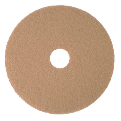 3M 3400 Tan Burnish Pads 24&#034; in - Case of 5 Buffing Pads