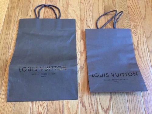 Louis Vuitton Paper Bags (2) Empty
