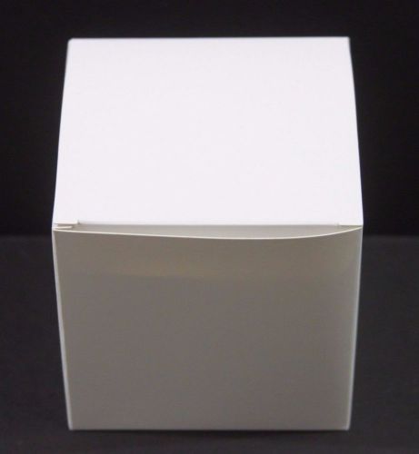 Lot of 100 4x4x4 Gift Retail Shipping Packaging boxes White light cardboard
