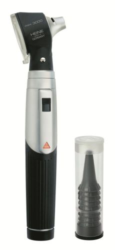 Brand new heine mini 3000 otoscope with battery handle &amp; tips-model d-001.70.210 for sale