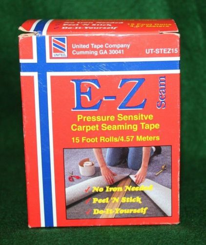 E-z carpet seaming tape / united tape company - 15 foot roll -  new for sale