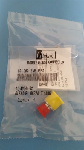 NEW GLENAIR 19POS MIL SPEC MIGHTY MOUSE CONNECTOR 801-007-16M9-19PA W/CONTACTS