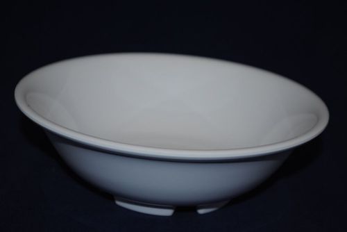 New  4dz   52oz  us 5075 melamine 8-3/4&#034; rimless bowl white    free shipping for sale