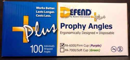 DEFEND +PLUS DISPOSABLE PROPHY ANGLES PA-6000/ FIRM CUP PURPLE 100 ANGLES