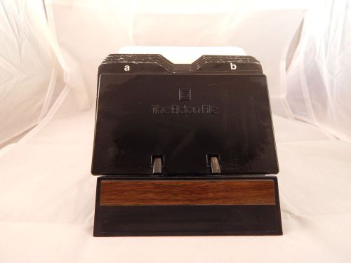 The eldon file 3 x 5  rolodex open card file with blank cards and a - z dividers for sale