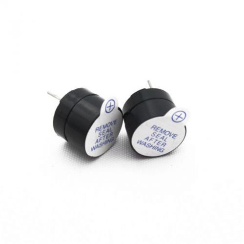 2 * 5V Active Buzzer Magnetic Long Continous Beep Tone Alarm Ringer 12MM * 9.5mm