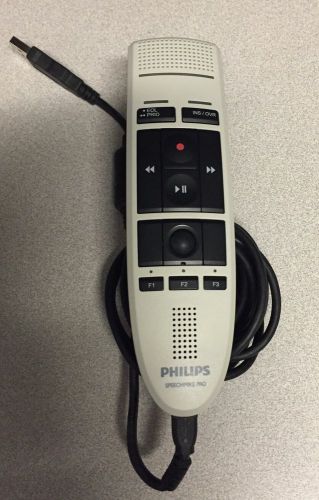 Philips LFH3200/00 SpeechMike III PRO USB Wired Dictation Microphones Used Works