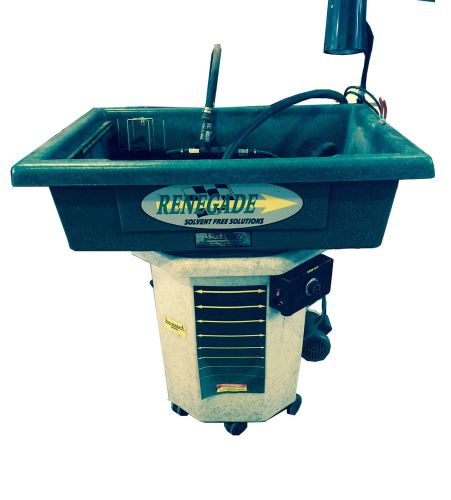 Used renegade heated tmb 4000 120 volt, 20 gallon parts washer / new pump for sale