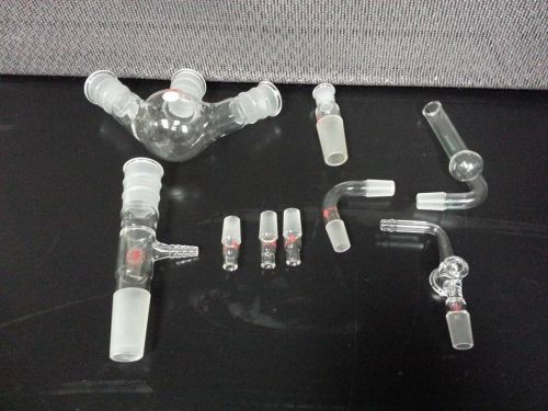 Ace Lab Glass &amp; Chemglass Assorted Pieces Lot of 9
