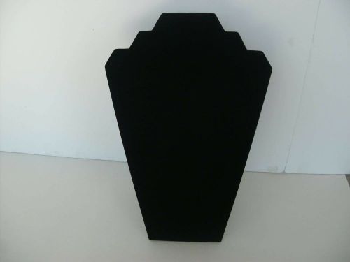 Black Velvet Necklace Pendant Chain Jewelry Display Stand Holder