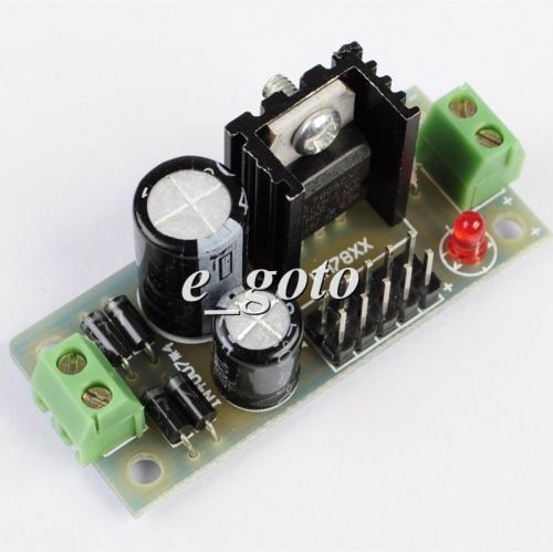 L7805 step down 7.5v-35v to 5v diy kit power supply module good for sale