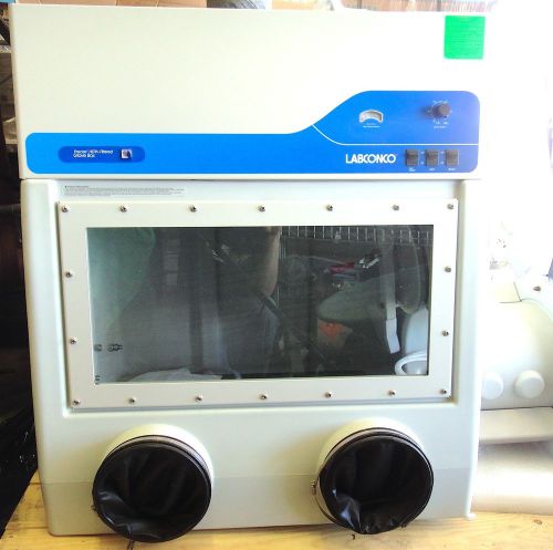 Labconco precise 5220200 hepa-filtered glove box used works! for sale