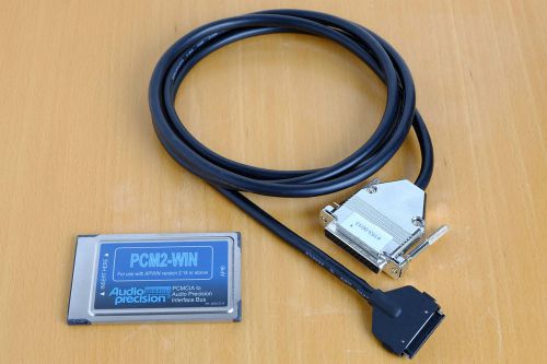 Audio Precision AP PCM2-WIN PCMCIA to APIB interface card adapter with cable