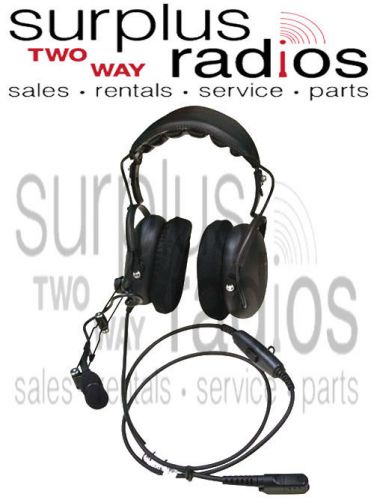 New Motorola PMLN5731A OEM Noise Cancel headset with PTT for XPR3500 XPR3300