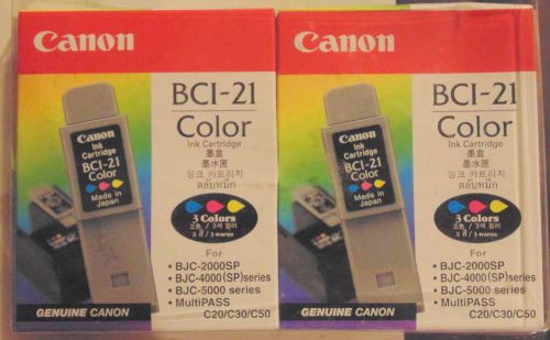 CANON BCI-21 QTY 2 INK NEW, FREE SHIP