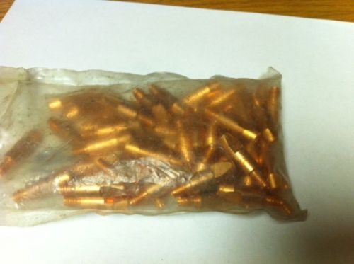 Abicor binzel mig wire welder contact tip 140.0169 ~ .035 ~ m6 thread pkg of 50 for sale