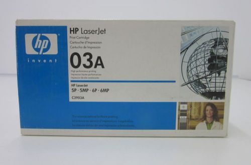 Genuine HP 03A Laser Jet Toner Cartridge 69ml in Sealed Box, C3903A
