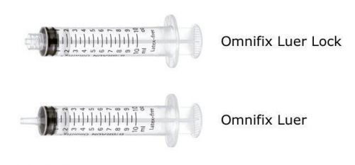 Omnifix luer lock solo syringe, 10ml, box of 100 for sale
