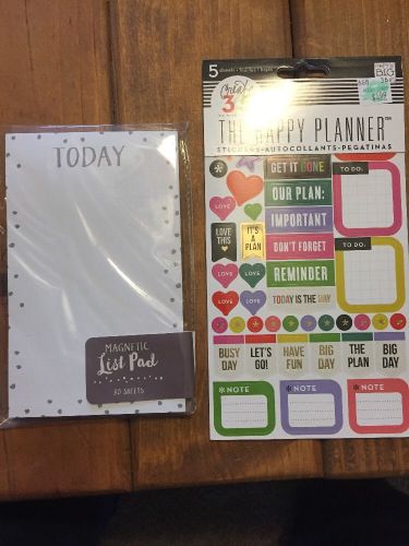 Target Dollar Spot Magnetic List Pad Stickers Create 365 The Happy Planner