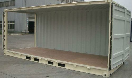 Full Side Open 20&#039; Shipping Container Storage Container New One Way POD Garage