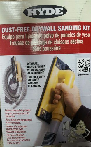 Hyde 09165 dust-free drywall hand sander with 6&#039; hose and bonus free tool gift for sale