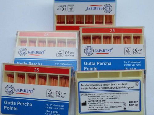 Gutta Percha Points 2% Size 2.5 of 5 Boxes
