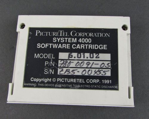 PictureTel Corporation System 4000 Software Cartridge Model 6.01.02