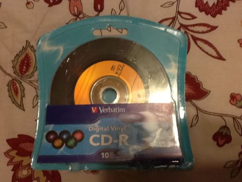 Verbatim Digital Vinyl CD-R 700 MB, 80 Min. 10 Pack, NIP, Recordable