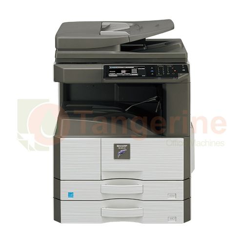 Sharp mx m356n demo unit 35ppm monochrome mfp tabloid copier printer scan 266n for sale