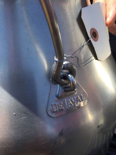 Stainless Steel DeLaval  MILK CAN  With Lid USED