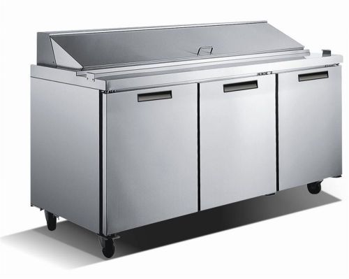 Metalfrio 3 door sandwich refrigerated prep table mssu3-70-18,new m-line !!!! for sale