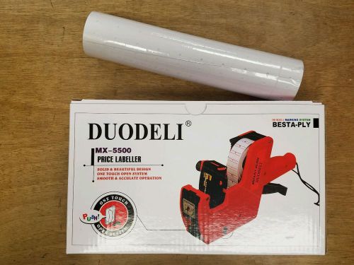 DUODELI MX-5500 One Touch price labeller and 1 roll of labels NEW