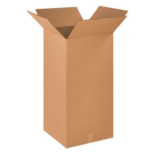 Corrugated cardboard tall shipping storage boxes 18&#034; x 18&#034; x 36&#034; (bundle of 10) for sale