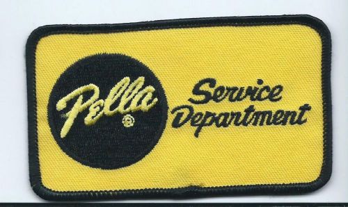 Pella Service Dept employee patch (windows) Pella, IA. 2-1/2 X 4-3/8