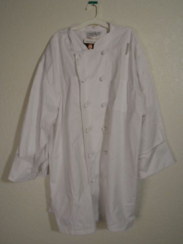 Chef Works Designer Chef Clothing Coat Size 3XL NEW NWT White