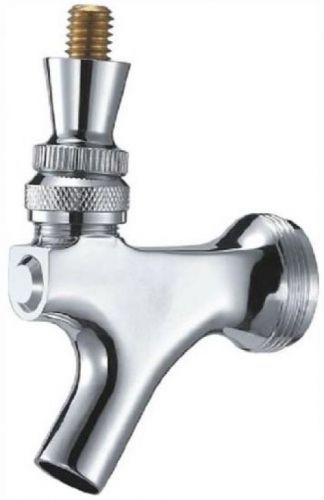 Draft Warehouse Chrome Beer Faucet With Brass Lever