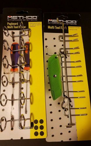 Screwdriver and Wrench Multi-touch holder and Rack Pegboard hook