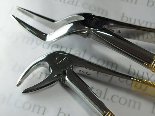 Root Forceps 51A &amp; 33A Golden ADDLER German Stainless qty-2