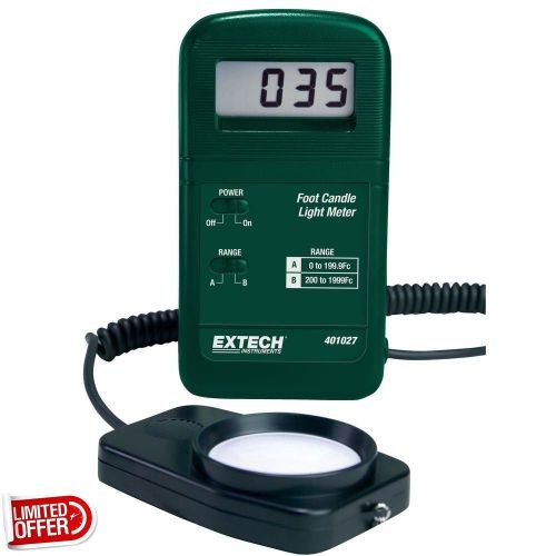 Sale extech instruments 401027 pocket foot candle light meter electrical test for sale