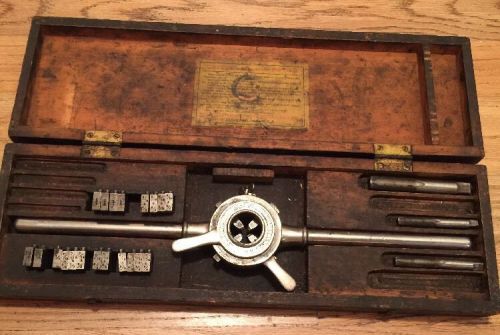 Vintage hart co. adjustable duplex a 10 tap &amp; die set in original box partial for sale