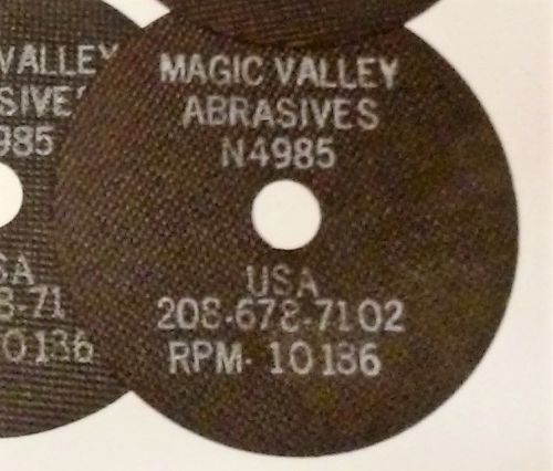 Magic Valley Abrasives Set of six 6&#034; cut off wheels