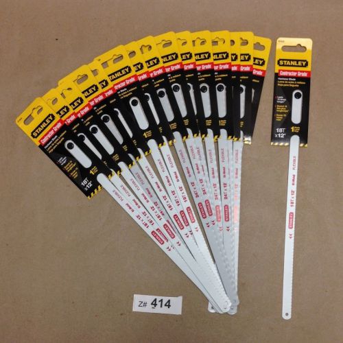 (Lot of 16) Stanley 15-632 Bi-Metal Hacksaw Blades