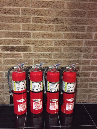 Fire extinguisher 10lb abc new cert tag lot of 4 nice for sale