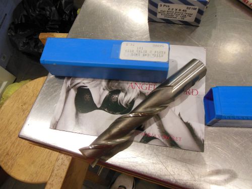 Champion 6000l  1 x 1  high helix end mill for aluminum 2 fl 6.5&#034; long  ex long for sale