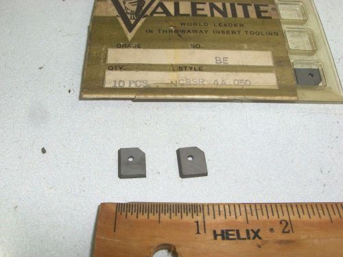 VALENITE NCBSR-4A-050 CARBIDE CHIPBREAKERS (10 PCS)